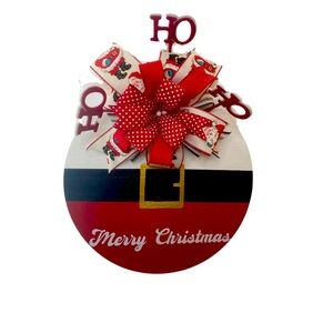 Handmade Door Hanger| Christmas decor, Christmas front door decor